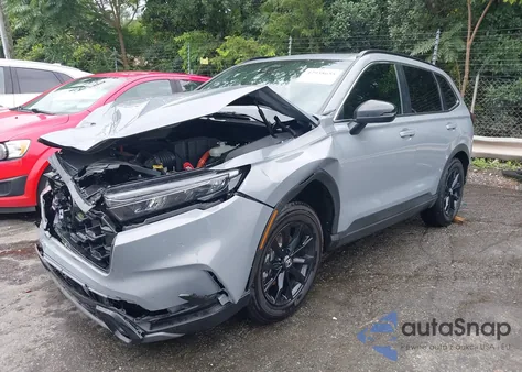 2025 Honda Cr-V Hybrid Sport z USA, uszkodzony, nr VIN 5J6RS6H56SL024657